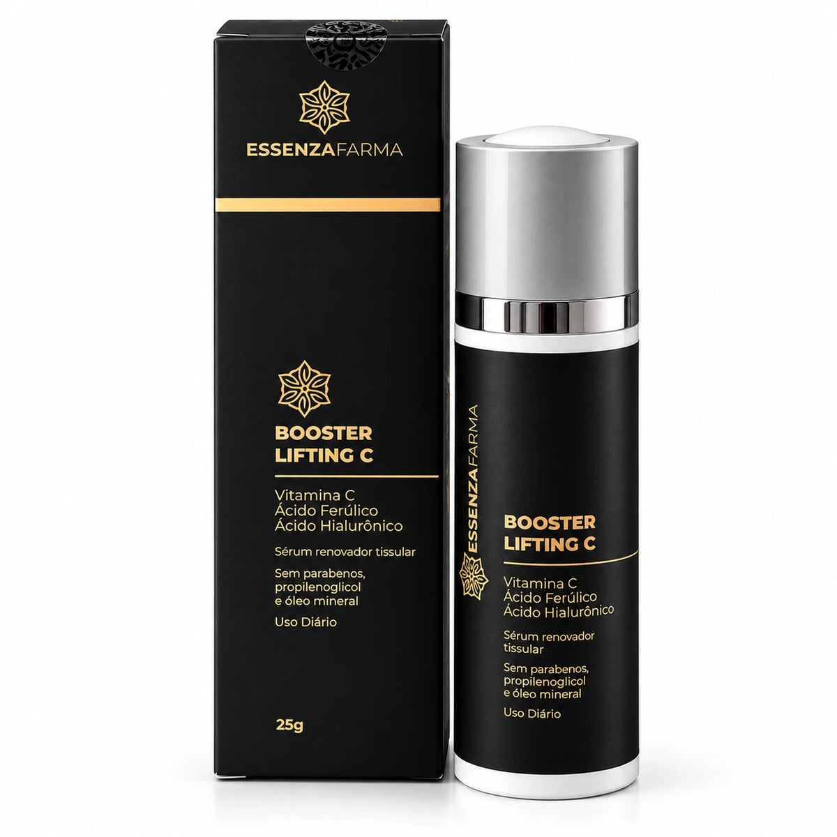 Booster Lifting C com Vitamina C e Ácido Hialurônico - Luminosidade e Firmeza - Essenza Farma
