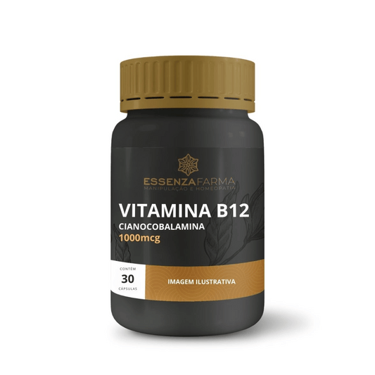 Vitamina B12 Cianocobalamina 1000mg | 60 Caps