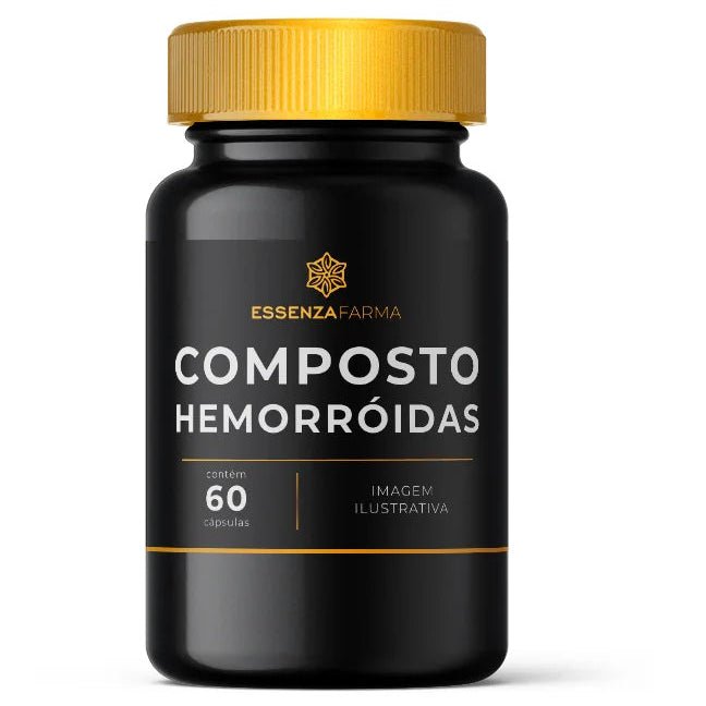 Composto para Hemorroidas – Auxilia na Circulação Venosa e no Conforto da Região Anal | 60 Cápsulas - Essenza Farma