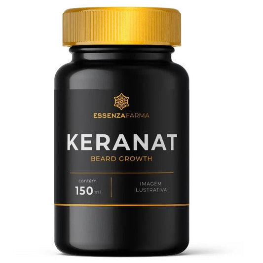 KERANAT™ 150mg - Suplemento para Saúde Capilar e Redução da Queda | 60 Cápsulas - Essenza Farma