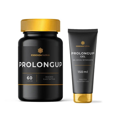 Kit ProlongUp - Cápsulas + Gel Retardante para Mais Controle e Confiança - Essenza Farma