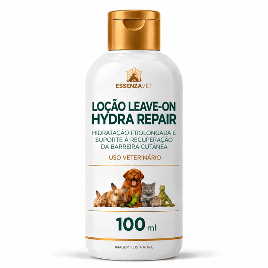Loção Leave-On Hydra Repair 100ml - Hidratação Prolongada para a Pele e Pelagem Animal - Essenza Farma