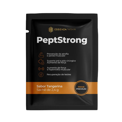 Peptistrong™ - 30 Sachês 2,4g - Sabor Tangerina e Frutas Vermelhas
