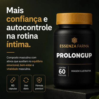 ProlongUp – Composto Masculino em Situações de Ejaculação Precoce | 60 Capsulas - Essenza Farma