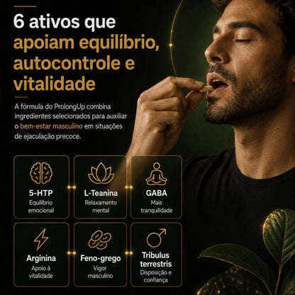 ProlongUp – Composto Masculino em Situações de Ejaculação Precoce | 60 Capsulas - Essenza Farma