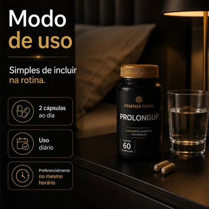 ProlongUp – Composto Masculino em Situações de Ejaculação Precoce | 60 Capsulas - Essenza Farma