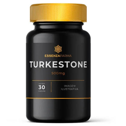 Turkestone 500mg – Hipertrofia, Força e Recuperação Muscular | 30 Cápsulas - Essenza Farma